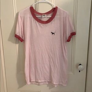 Pink short sleeve tee